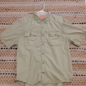 Crocs vintage Men's S/S Fishing Shirt SAGE XL
